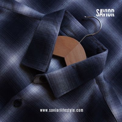 Deep Black n Grey - Pocketless Full Sleeve Check Shirt_img_3