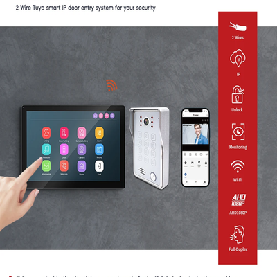 Ecodesh Video Door Bell/Phone 1080P Camera, Touch Screen Monitor with_img_0