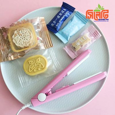 Household Food Vacuum Sealer Portable Bag Clips Handheld Mini Electric Heat Sealing Machine Seal Packing Plastic Impulse Sealer ( Multi Color)_img_3