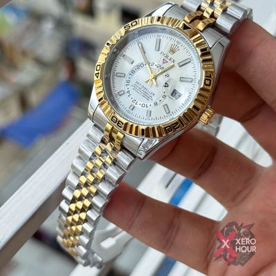 Rolex Sky Deweller AA Grade | Dual Tone | White Watch phase_img_4