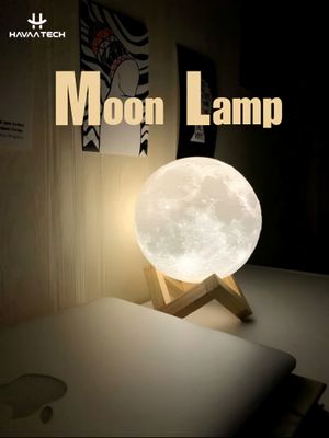Rechargeable 3D Moon Lamp - 18CM_img_1