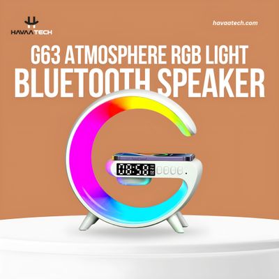 G63 Atmosphere RGB Light Bluetooth Speaker With Wireless Charging_img_0