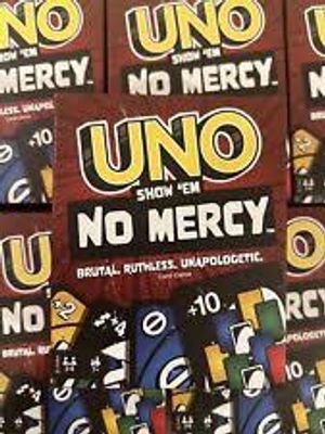 UNO Show 'em No Mercy Card Game Uno Mattel Games_img_0