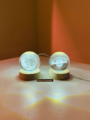 Crystal Galaxy Moon Ball Lamp – 3D Moon & Naptun Night Light for Room Décor & Gift_img_0