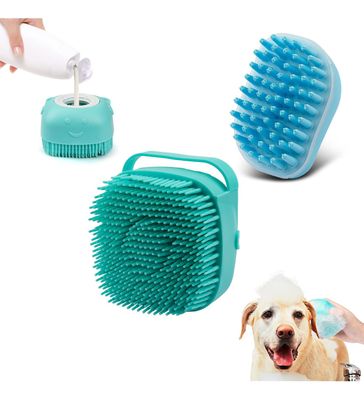 Soft Silicone Pet Cat & Dog Bath Brush Comb_img_0