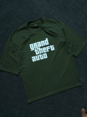 GTA(Olive) - Dropshoulder Tshirt_img_0