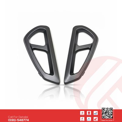 Grill Air Intake/Tanky Nikil (Mat Black) for Yamaha FZS V3, FZS V3 Deluxe & FZS V4 Bike._img_0