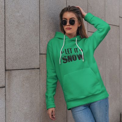 WinterWhisper Ladies Hoodie ( Black )_img_4