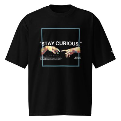 Stay Curious - Drop Shoulder Tees_img_0