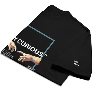 Stay Curious - Drop Shoulder Tees_img_2