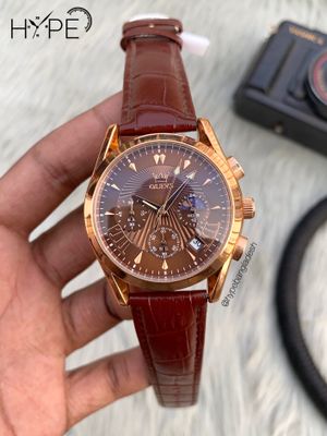 Olevs chronograph leather belt_img_0