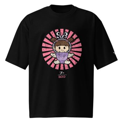 Girl with pink - Drop Shoulder Tees_img_0