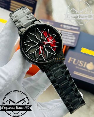SKMEI Original Car Rim BMW Red Color 1990 Model Watch_img_0