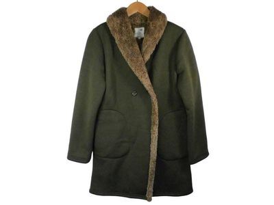 Earth Music & Ecology Luxe Faux Fur Lined Long Jacket