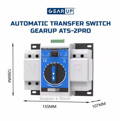 GearUP ATS-2Pro 63A Dual Power Automatic Transfer Switch_img_2