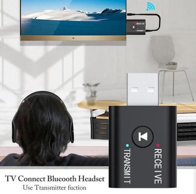 3 in 1 Bluetooth 5.0 BT Transmitters Receivers Audio Receiver Transmitter Wireless Adapter Mini Stereo Bluetooth AUX RCA USB 3.5mm Jack Bluetooth Receiver Bluetooth Adapter_img_1