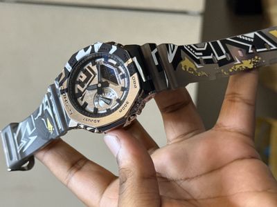 GSHOCK GM 2100 BLACK PRINT METAL BODY_img_0