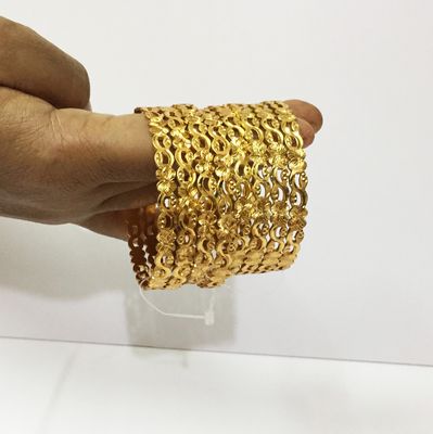 New Gold Plated Bangles for Stylish Women & girls-2 Piece_img_0
