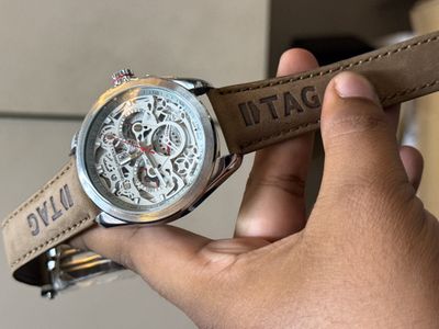 TAG CARRERA CHRONOGRAPH BISCUIT BELT GREY DIAL_img_0