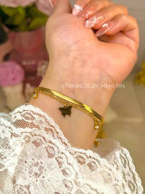 Double layer butterfly with stones_img_0