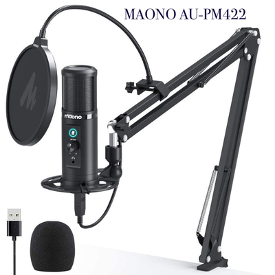 MAONO AU-A03 Condenser Microphone Professional Podcast Studio Microphone Audio 3.5mm Computer Mic For Live Streaming_img_1