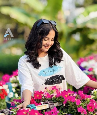 Ladies T-shirt (Leaf White)_img_2