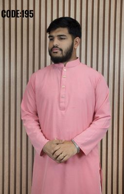 প্রিমিয়াম মাইক্রোস্টিজ সলিড পাঞ্জাবি / কালার >Misti Color_img_0