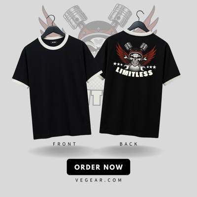 VE Gear Premium Black and white Oversized T-shirt