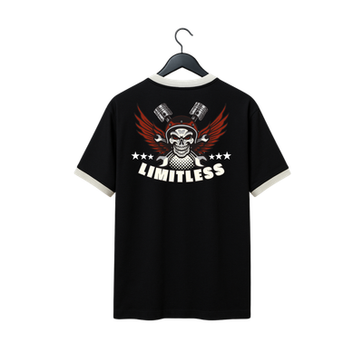 VE Gear “LIMITLESS” Black and white Oversized T-shirt
