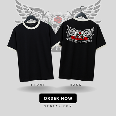 VE Gear Premium Black and white Oversized T-shirt