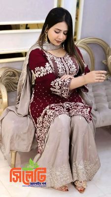 গারারা জর্জেট থ্রি-পিস_img_4