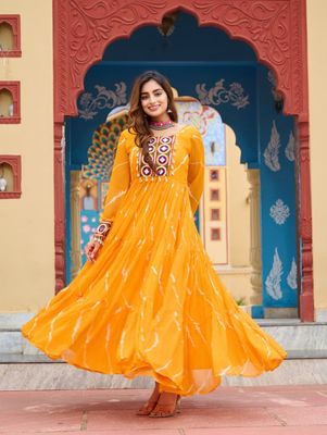 Pakistani one piece gown_img_12