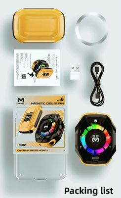 MEMO CX12 Mobile Phone Cooler Radiator with Digital Display and Battery_img_0