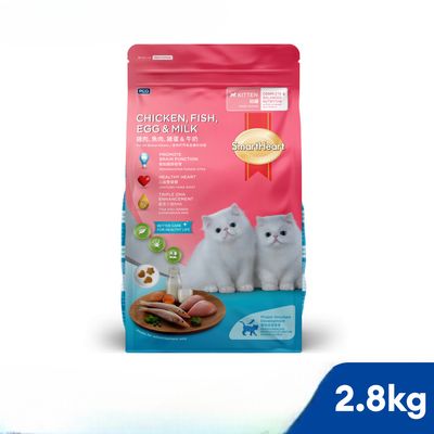 Smartheart 2.8KG Kitten Catfood (Chicken,Tuna,Egg,Milk)_img_0
