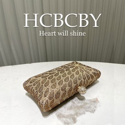 Crystal Diamond Embellished Evening Clutch Bag_img_12