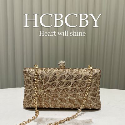 Crystal Diamond Embellished Evening Clutch Bag_img_10