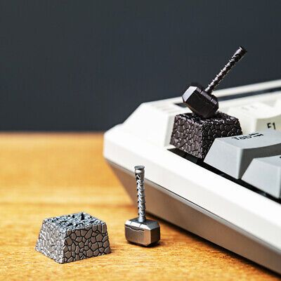 2In1 Resin Thor Hammer Backlit Artisan Keycaps_img_0