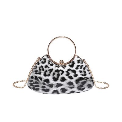 Leopard Print Acrylic Box Clutch Bag_img_6