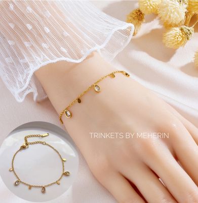Water drop tassel bracelet_img_1