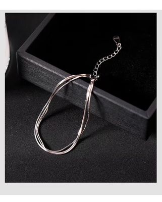 925 silver-plated snake bone bracelet_img_1