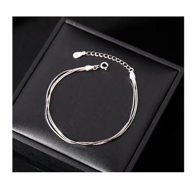 925 silver-plated snake bone bracelet_img_3