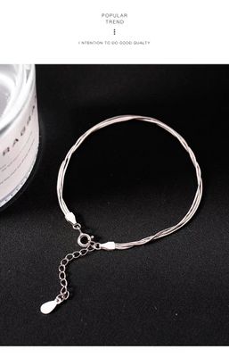 925 silver-plated snake bone bracelet_img_2