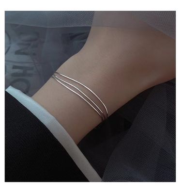 925 silver-plated snake bone bracelet_img_4