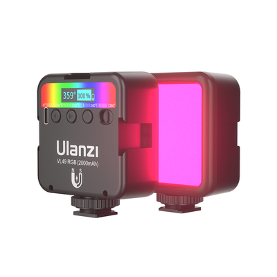 Rechargeable Mini Video Light with Lithium-ion Battery- LED 49 for Gimbal (Ulanzi VL49, 2000mAh)_img_1