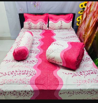 ৫ আইটেমের সুতি কম্ফোর্টার সেট_img_0
