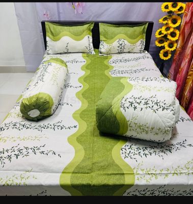 ৫ আইটেমের সুতি কম্ফোর্টার সেট_img_0
