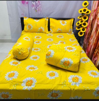 ৫ আইটেমের সুতি কম্ফোর্টার সেট_img_0