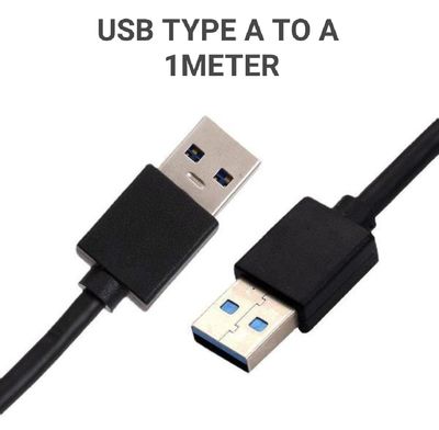 Both side usb type A male cable - usb to usb cable / usb type a male to usb type a male cable / usb male to male cable USB 3.0_img_0