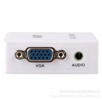 VGA to HDMI supports 1080P HD VGA2HDMI VGA TO HDMI converter- Compact Mini VGA to HDMI 1080P HD Video Converter Adapter With 3.5mm Audio Jack_img_3
