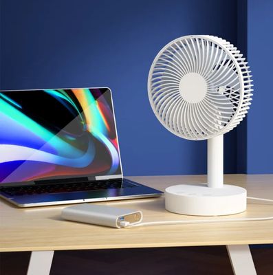 Rechargeable Fan F32B Desktop Fan Table Fan – 6 inch, 6 Blade, 1800Mah, 4 Wind Gear, low noise, 90 Degree Rotatable, USB Rechargeable, Compact Mini Fan Small Fan_img_2